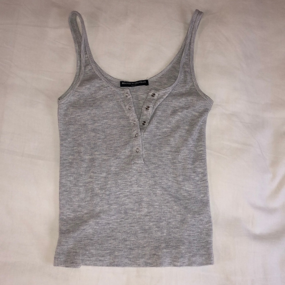 Gray Brandy Melville Tank
